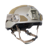 Busch PROtective AMP-1TP Mid-Cut Ballistic Helmet, front angled view