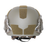 Busch PROtective AMP-1TP Mid-Cut Ballistic Helmet, back view