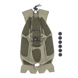 Safariland PROTECH Agilite High-Cut Helmet Cover, OD-Green top view