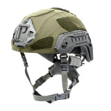 Safariland PROTECH Agilite High-Cut Helmet Cover, Ranger-Green front angled view