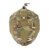 Safariland PROTECH Agilite High-Cut Helmet Cover, Multi-Cam on helmet top view