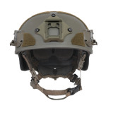 Busch PROtective AMP-1 TP High-Cut Ballistic Helmet, front view