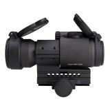 Aimpoint Patrol Rifle Optic (PRO) Red Dot Reflex Sight - QRP2 Mount, Facing Left
