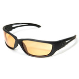 Edge Tactical Blade Runner XL Glasses matte black with tiger's eye lens