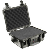 Pelican Protector 1400 Case, black open with foam