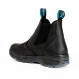 Blue Tongue 6 in. Station (Soft Toe) Slip-On Boot, Facing Left Back Angle
