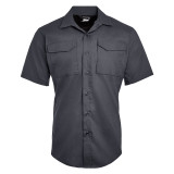 Vertx Phantom Flex Short Sleeve Shirt, smoke gray front view