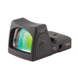Trijicon RMR Type 2 Red Dot Sight - 1 MOA Red Dot, Adjustable LED, front angled view 1