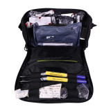 High Speed Gear Team Response Kit (TRiK) Bag, Black, Open, Shown with Medical Supplies (medical supplies NOT included)