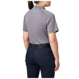 5.11 Tactical Women's Performance Polo, Storm, back