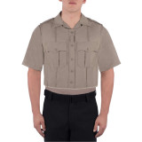 Blauer ArmorSkin XP Vest, silver tan front view on model