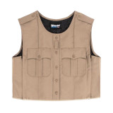 Blauer ArmorSkin XP Vest, silver tan front view