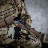 Aimpoint ACRO P-2 Red Dot Reflex Sight, Shown on Weapon