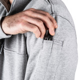 5.11 Tactical 1/4 Zip Job Shirt, heather gray pen pocket