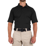 First Tactical Men's Performance Polo, black front