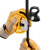 Petzl RESCUCENDER Rope Clamp action shot