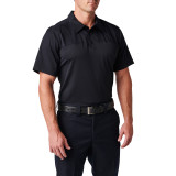 5.11 Tactical Stryke PDU Twill Rapid Short Sleeve Shirt, midnight navy side view 2