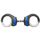ASP Steel Bow Ultra Plus Cuffs - Chain Identifier Blue