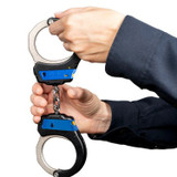 ASP Steel Bow Ultra Plus Cuffs - Chain Identifier Held Up