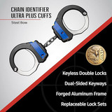 ASP Steel Bow Ultra Plus Cuffs - Chain Identifier Info