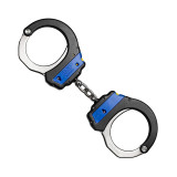 ASP Steel Bow Ultra Plus Cuffs - Chain Identifier, blue