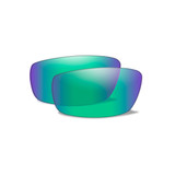 Wiley X Twisted Replacement Lenses emerald mirror