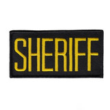 Hero's Pride 4" x 2" Sheriff Chest Patch gold