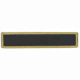 Hero's Pride 5" x 1" Gold On Black Multnomah County Name Patch, Blank