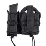 High Speed Gear LEO TACO - MOLLE, Black, Front