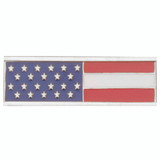 Blackinton American Flag Commendation Bar 1 3/8"x3/8" Rhodium