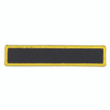Hero's Pride Large Blank Twill Name Patch with Border X176418F