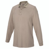 Flying Cross Women's Long Sleeve Impact 2.0 Polo Silver Tan