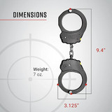 ASP Ultra Plus Cuffs, Chain (Aluminum Bow) Measurements