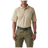 5.11 Tactical Performance Short Sleeve Polo Silver Tan