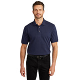 Port Authority Heavyweight Cotton Pique Polo Navy