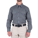 First Tactical Men's V2 Tactical Long Sleeve Shirt Wolf Grey