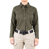 First Tactical Women's V2 Tactical Long Sleeve Shirt OD Green