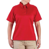 Propper Women's I.C.E. Performance Short Sleeve Polo Red 1