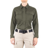 First Tactical Women's V2 BDU Long Sleeve Shirt OD Green