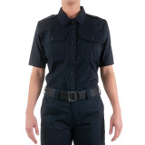 First Tactical Women's V2 Pro Duty Uniform Short Sleeve Shirt Midnight Navy