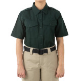 First Tactical Women's V2 Pro Duty Uniform Short Sleeve Shirt Spruce Green