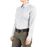First Tactical Women's V2 Pro Performance Shirt White 2