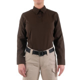 First Tactical Women's V2 Pro Performance Shirt Kodiak Brown