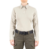First Tactical Women's V2 Pro Performance Shirt Silver Tan