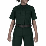 Blauer Women's FLEXRS Short Sleeve SuperShirt Spruce Green