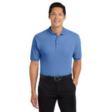 Port Authority Silk Touch Polo with Pocket Ultramarine Blue