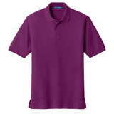 Port Authority Silk Touch Polo, Deep Berry, Front