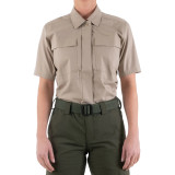 First Tactical Women's V2 BDU Short Sleeve Shirt Khaki