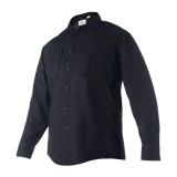 Flying Cross FX Flex 65/35 Poly/Cotton-Mini Rip-Stop Long Sleeve Woven Shirt LAPD Navy