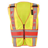 OccuNomix DOR Deluxe Safety Plain Vest, Fire Front